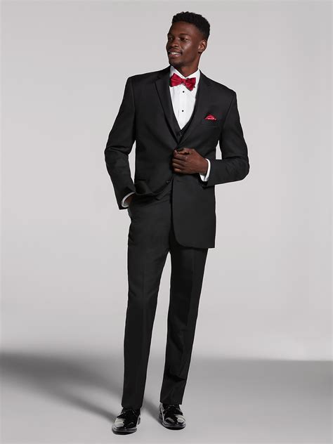 pronto uomo black notch lapel suit|pronto uomo suit separates.